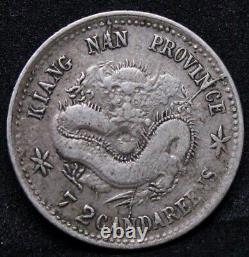 10 Cents 1899, Kiangnan China/chinese Province L&M227 Silver Coin