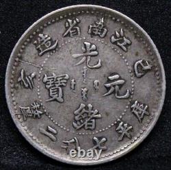 10 Cents 1899, Kiangnan China/chinese Province L&M227 Silver Coin