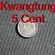 1890-05 China Kwangtung Silver 5 Cent Dragon Coin