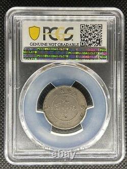 1890-08 China Kwangtung 20 Cents Silver Coin Mas Fera Collection Pcgs Xf-det
