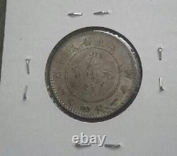 1890-1908 China Kwangtung Dragon 20 Cents silver LM 135 AU