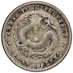 1890 China Kwangtung 10 Cent PCGS XF40 Y#200