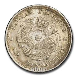 1893 China Silver 10 Cents AU-53 PCGS