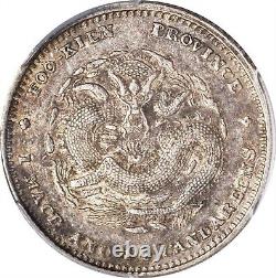 1896-03 China Fukien Rare 20 Cents Silver Coin Pcgs Vf-30