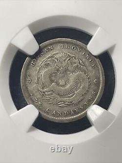 1897 china Hunnan LM-381 silver 10 cents NGC VF 20