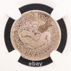 1898 China Kiangnan Province 10 Cents, NGC VF Details, L&M 221, Y 142. A1 #138
