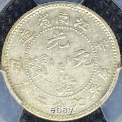 1901 China Kiangnan 10 Cents No Hah Lm-239 Y-142a. 6 Pcgs Vf-details
