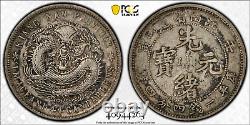 1902 China Kiangnan 20 Cents Coin Y-143a. 8 Lm-249 Pcgs Vf-details