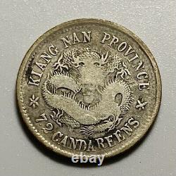 1905 China Qing Dynasty Kiangnan SY 10 Cents Silver Coin
