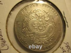 1909 11 China Silver 50 Cent Coin KM 259
