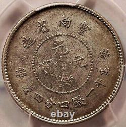 1911 China Yunnan 20 Cents PCGS AU L&M-423 1.44