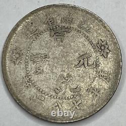 1911 (ND) Kiang Nan Province 10 Cents (7.2 Candareens) Rare China Coin Lot 444a