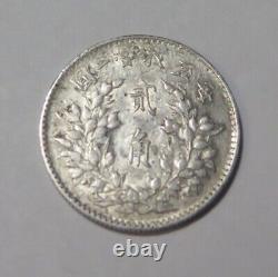1914 China 20 Cents Y17 Fat Man Silver Coin