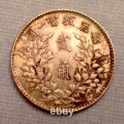 1914 (Year 3) China 20 Cents Yuan Shi Kai