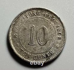 1922 (Yr 11) China Republic Kwangtung 10 Cents Silver Coin