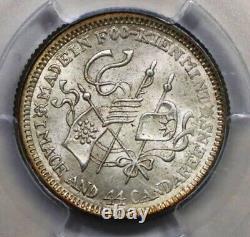 1923 china FUKIEN 20 cents silver coin pcgs MS