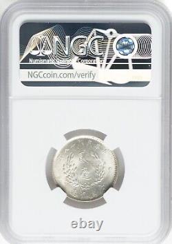 1929 China Kwangtung 20 Cent Coin 20C NGC MS64+ ABSOLUTE GEM