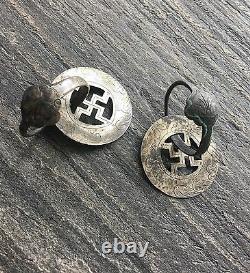 19th Cent Chinese Silver Earrings