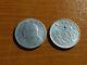 2 Republic of China 10 Cents 1 Jiao Chiao 1914 old Silver Coin Yuan Shikai Money