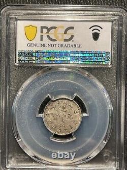 495 scarce China 1899 Kiangnan silver 20 Cents LM-227. PCGS AU Details