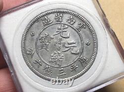 50 Cents China Silver Coins Yunnan Province 1908 Original Vintage Rare LDP Shop
