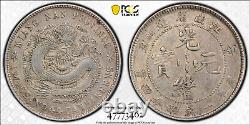 CHINA 1901 Silver Coin Dragon Kiangnan 20 Cent PCGS AU 53