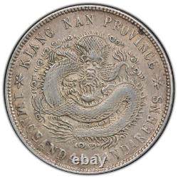 CHINA 1901 Silver Coin Dragon Kiangnan 20 Cent PCGS AU 53