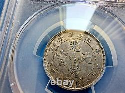 CHINA 1901 Silver Coin Dragon Kiangnan 20 Cent PCGS AU 53