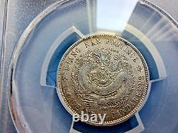 CHINA 1901 Silver Coin Dragon Kiangnan 20 Cent PCGS AU 53