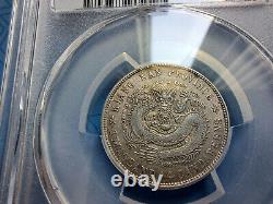 CHINA 1901 Silver Coin Dragon Kiangnan 20 Cent PCGS AU 53