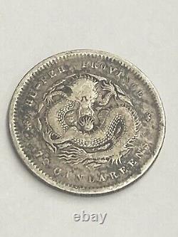 CHINA. Kiangnan. 7.2 Candareens (10 Cents), 1900 Silver Coin