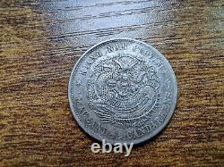 CHINA Silver Coin Kiangnan 1901 20 Cent Dragon