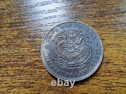 CHINA Silver Coin Kiangnan 1901 20 Cent Dragon AU