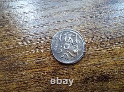 China 1875 SINKIANG Kuang Hsu, silver, AR 1/2 miscal, 5 cent, Kashgar