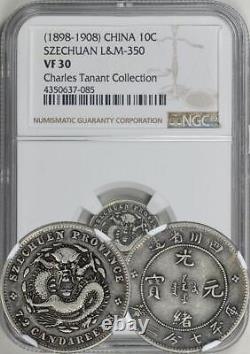 China 1898-1908 Szechuan 10 Cents NGC VF-30. L&M 350. RARE