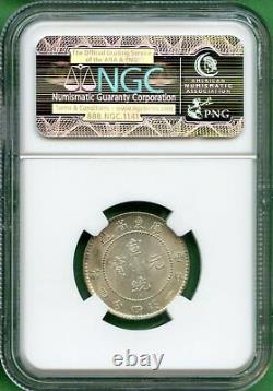 China 1909-11 20 Cents Kwangtung Ngc Ms 62 Y 205 LM 139