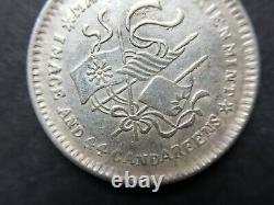 China 1923 Fukien Silver Coin 20 cent Y-381.3 LM-305 Stars AU