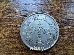 China 1932 Yunnan silver 20 cents L&M-431
