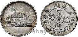 China 1949 20 Cents / 2 Jiao Silver XF