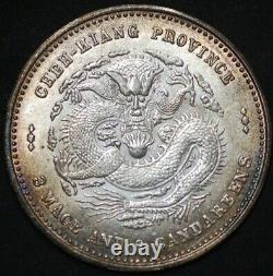 China 50 Cent Cheh-Kiang Province ND (1898-1899) Y#54
