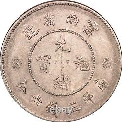 China 50 Cents Dragon Yunnan Province, ND 1911-1915, Y#257