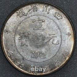 China 50 Cents Half Dollar Szechuen Province (3941)