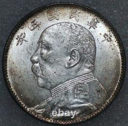 China 50 Cents Year 3 (1914) silver L K-655 Y-328 WS-0175-1 (3901)