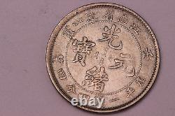 China Empire Kiang Nan Province 20 cents SILVER 1901 KM143a. 7 L&M 245 HAH