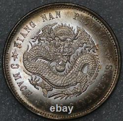 China Kiang Nan Province 50 Cents 1899 Silver Y#144a 4212