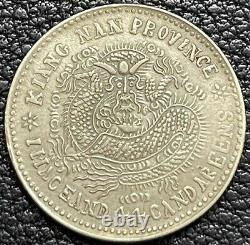 China Kiang Nan Silver 20 Cent 1900 Dragon Xf