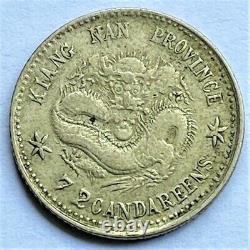 China Kiangnan 1899 Y-142a. 3 L&M-227 Silver 10 Cents
