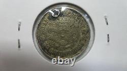 China Kiangnan Jiangnan 10 Cents Silver, 1904, Y- 142a. 13, AU with Hole