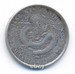 China Kiangnan Kiang-Nan Province Silver 20 Cents CD1901 HAH VF KM#143a. 7