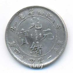 China Kiangnan Kiang-Nan Province Silver 20 Cents CD1901 HAH VF/XF KM#143a. 7